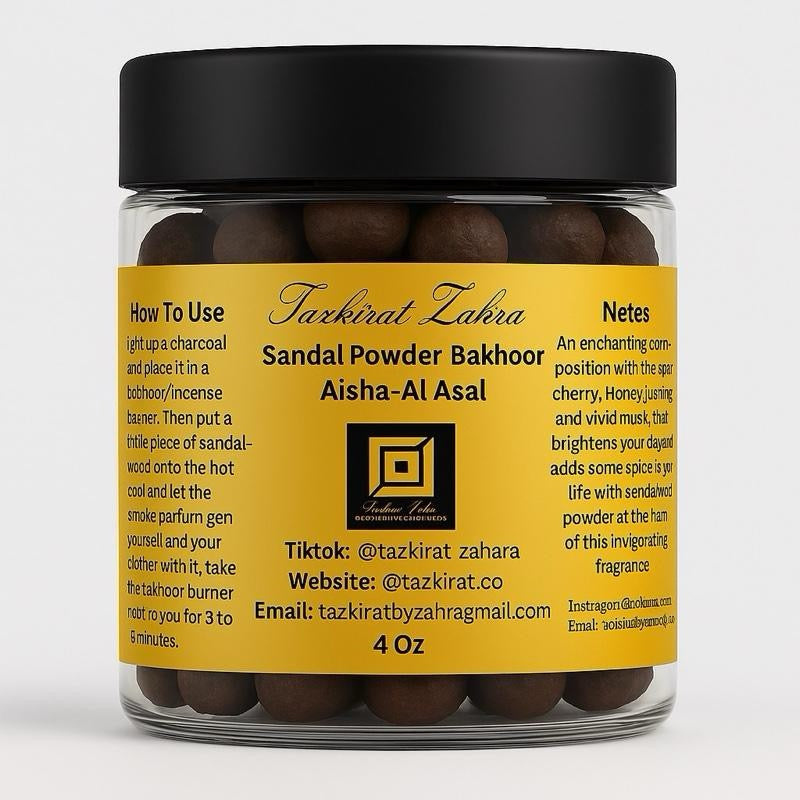 Sandalwood Powder Bakhoor (Aisha-Al Asal).