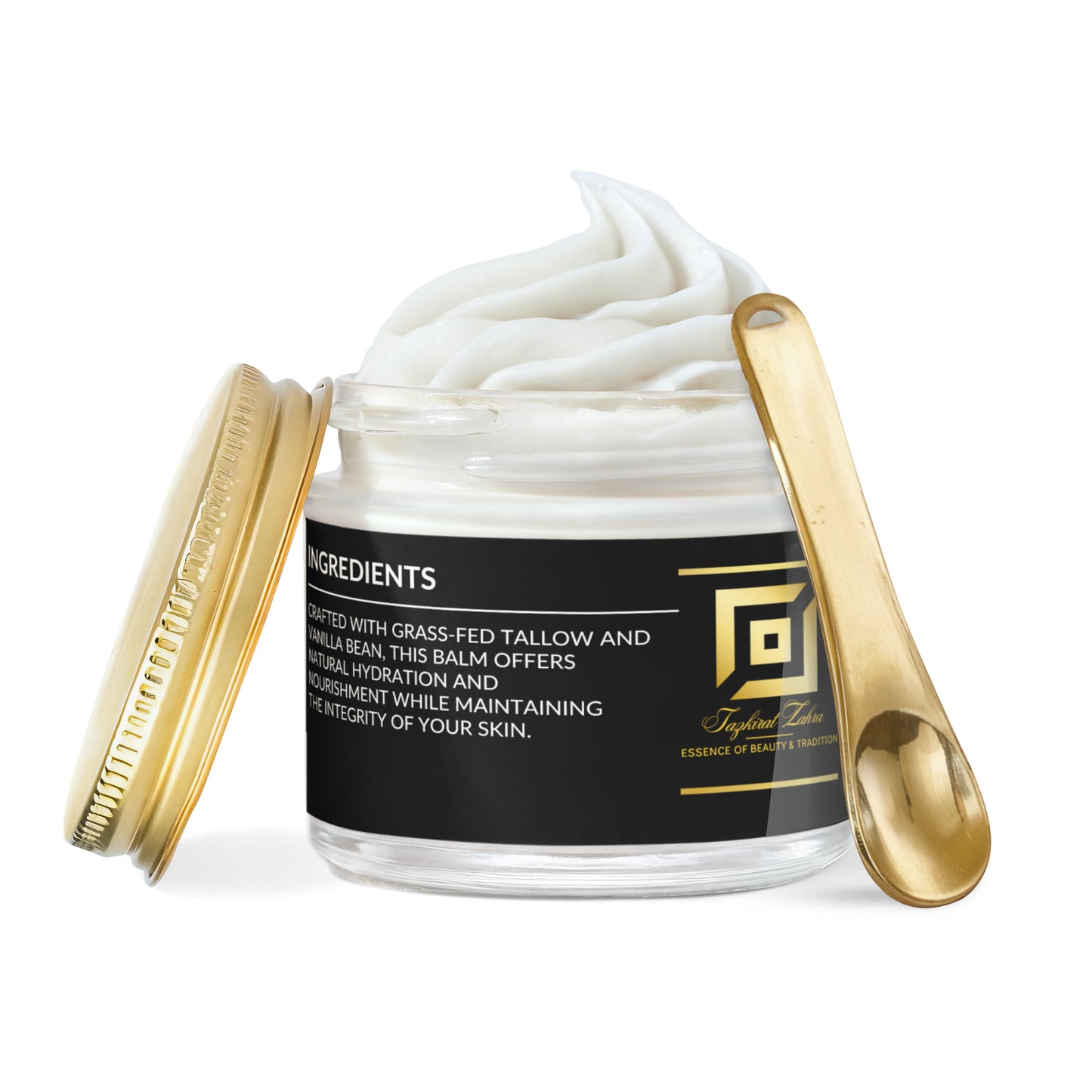 Whipped Grass-Fed Tallow Balm with Vanilla Bean