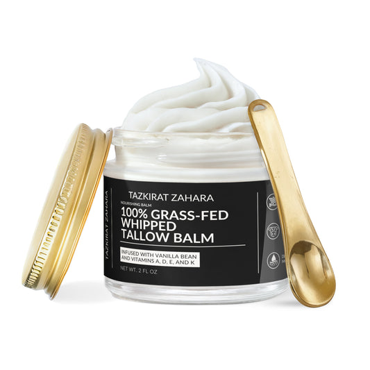 Whipped Grass-Fed Tallow Balm with Vanilla Bean